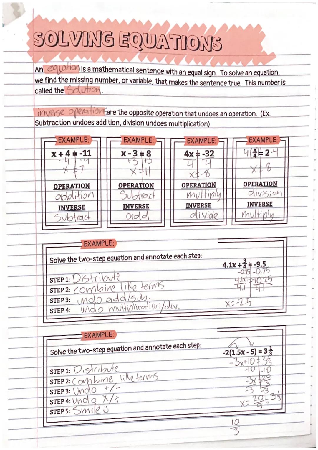 
<p>An expression is a mathematical phrase that contains numbers, operations, and variables, representing an unknown quantity. A variable is