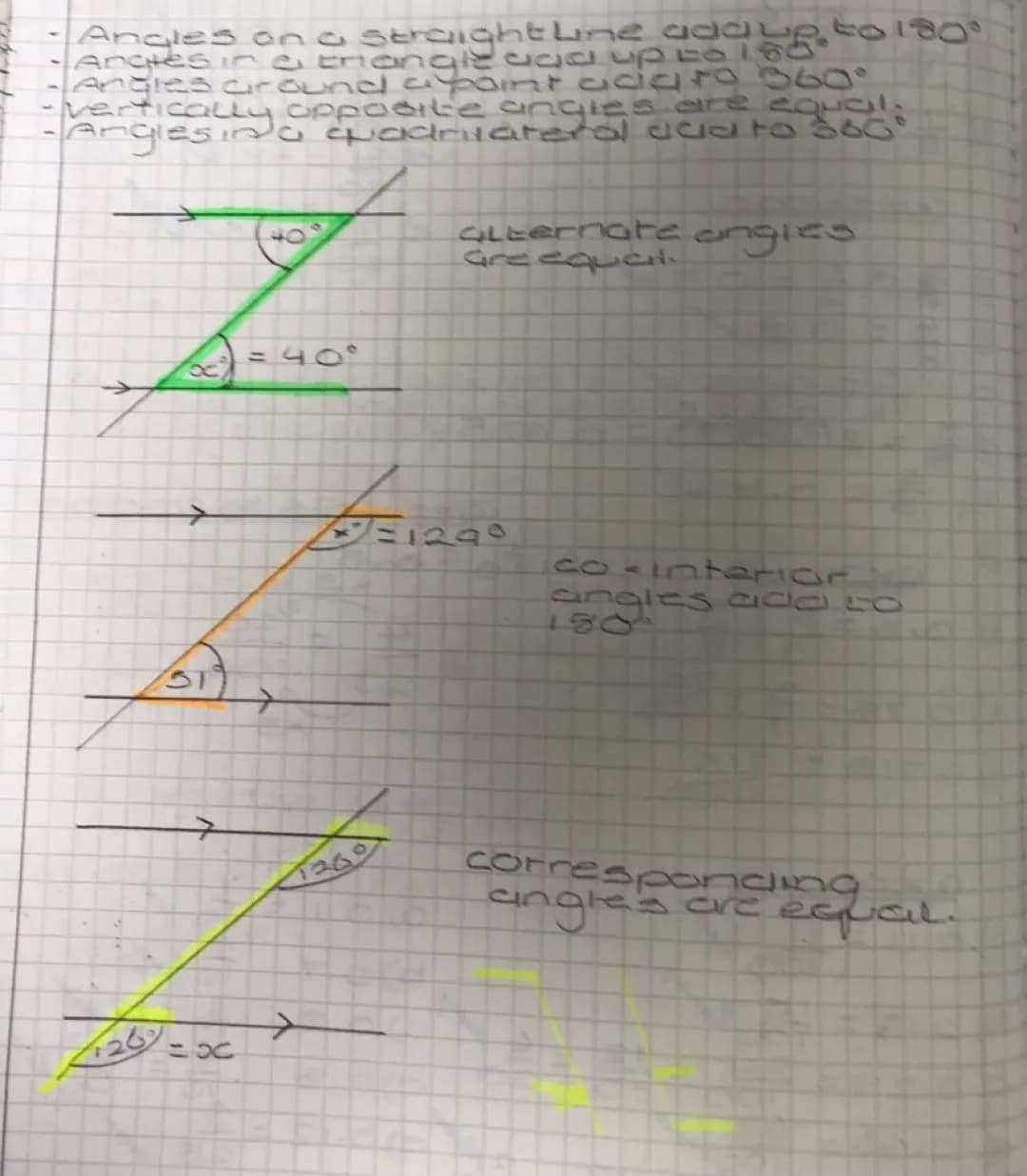 Fun With Angles: Worksheets and Easy Formulas for Straight Lines and Opposite Angles