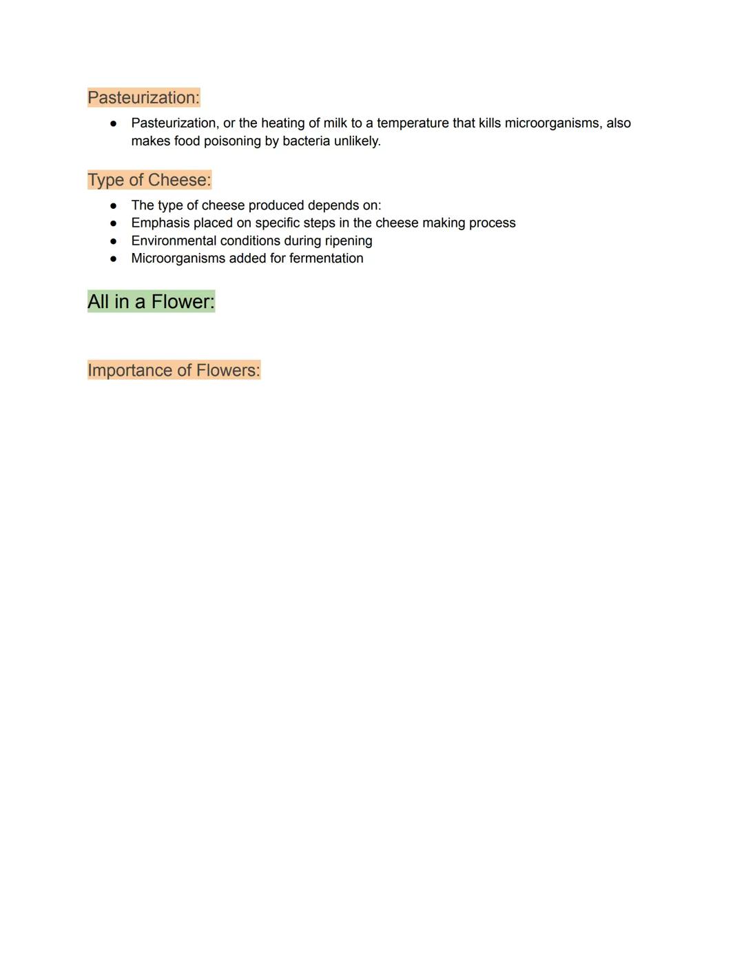Agricultural Science Notes:

Key:

*   Subtitles
*   Secondary titles
*   Examples
*   Side notes
*   Definitions

Lab equipment:

Apron: cl
