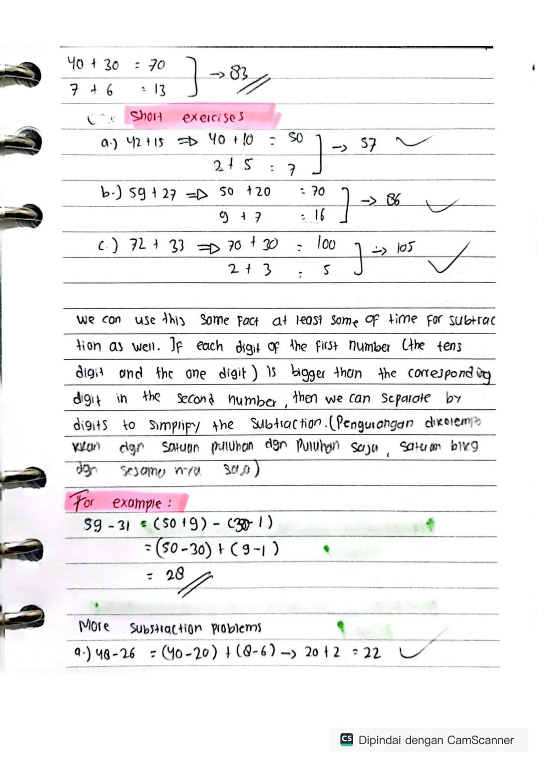 ●
ax (bx ()
2x (3x5)
2x 15
=
C
-
(axb)xc
:
:
* Addition & multiplication are assosiative
** Substraction & division aren't assasiative
3.) D