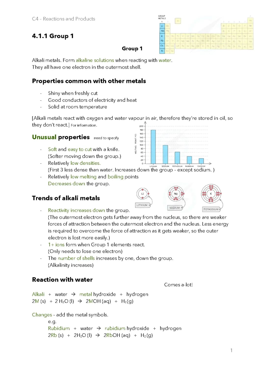 Discover the Physical and Chemical Properties of Group 1 Alkali Metals and Group 7 Halogens