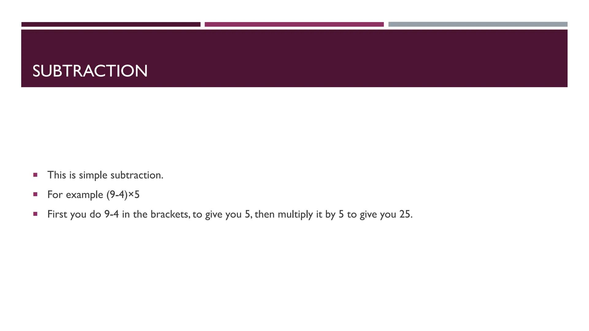 BIDMAS / BODMAS
THE ORDER OF OPERATION BIDMAS / BODMAS
BIDMAS / BODMAS is the order of operation in math.
These are the meanings of letters.