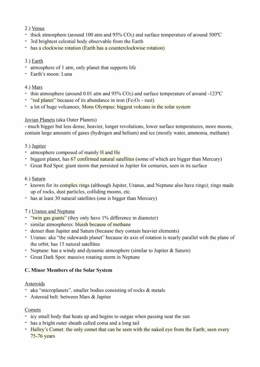 EARTH SCIENCE NOTES
I. The Universe
totality of existence
- includes galaxies, stars, planets, comets, natural satellites, nebulae, etc.
- u