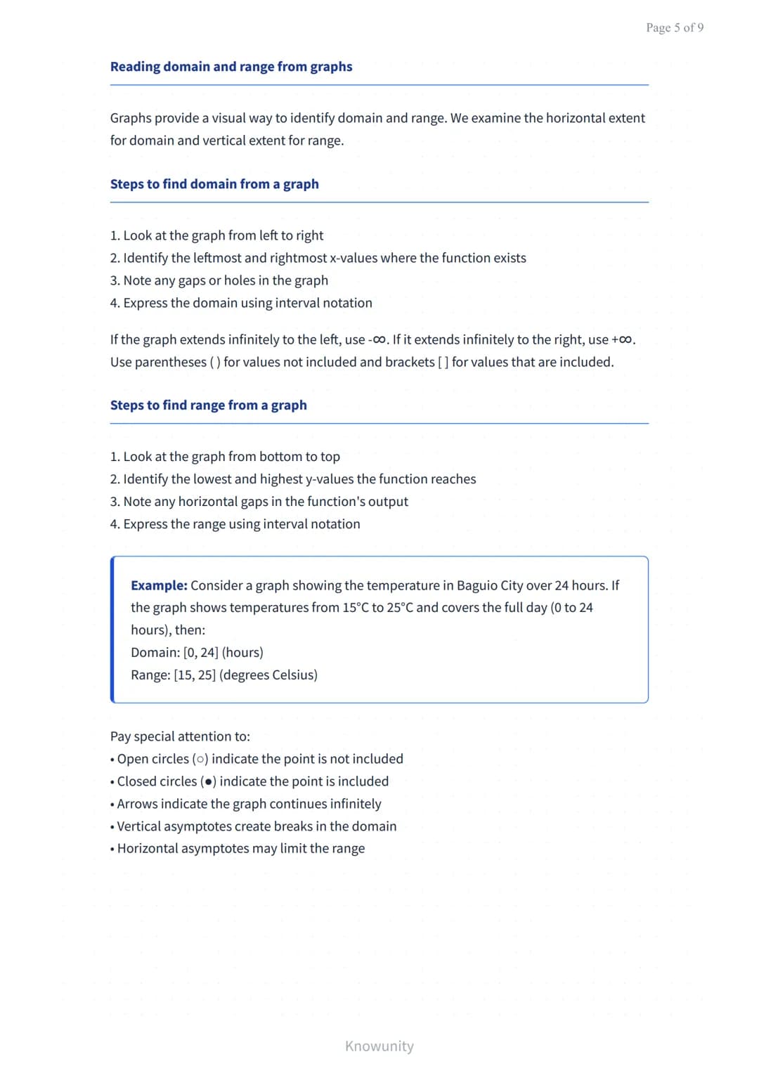 Functions and Graphs: Domain and Range
Understanding domain and range in functions with practical
examples
What you'll learn in this lesson
