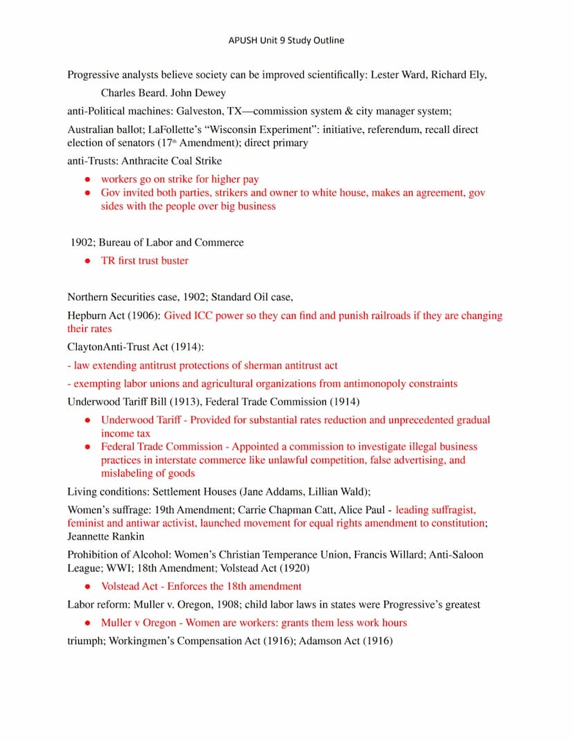 h
GROUP 1
Progressive Movement:
change/fix problems of the gilded age
improve the evils of the gilded age
Silly Socialism (anti)
election of