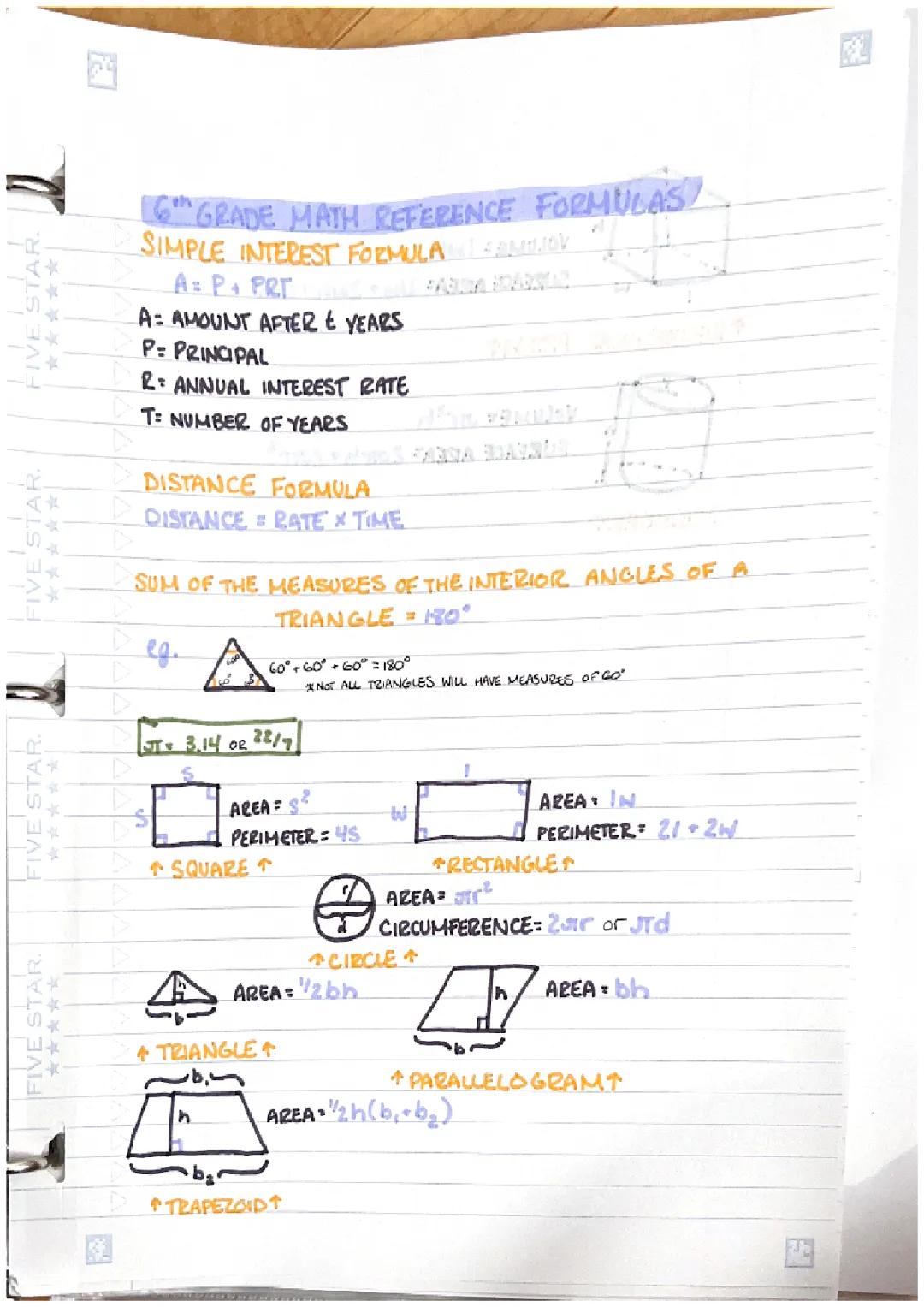 Awesome 16th Grade Math Formulas You Need: From Simple Interest to Prisms!