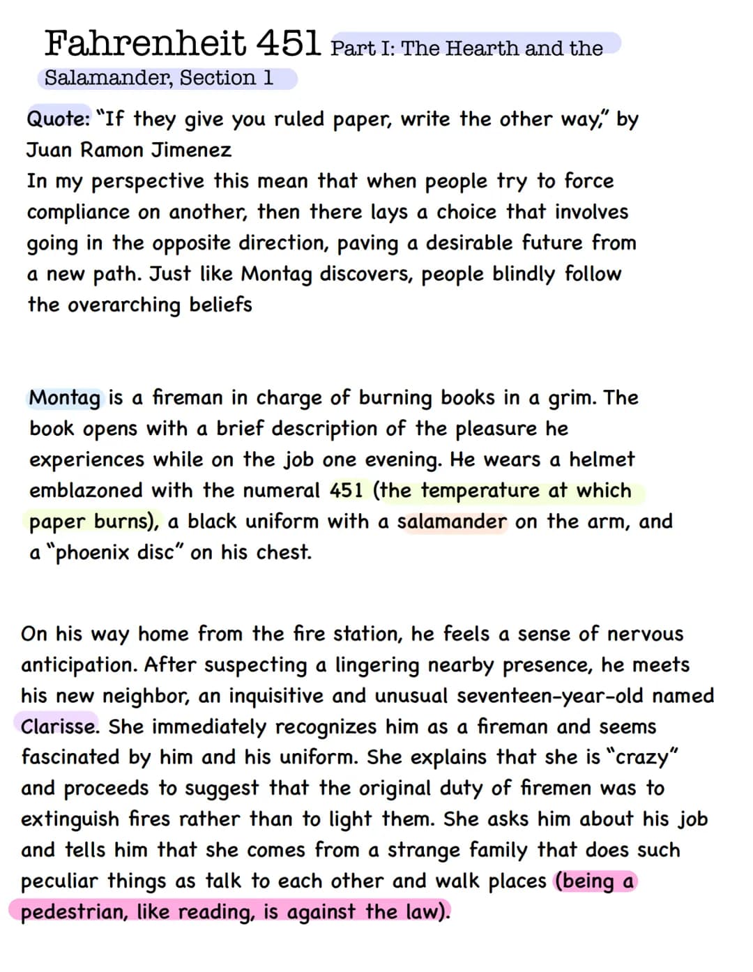 Fahrenheit 451 Story Analysis: Summaries, Quotes, and Insights