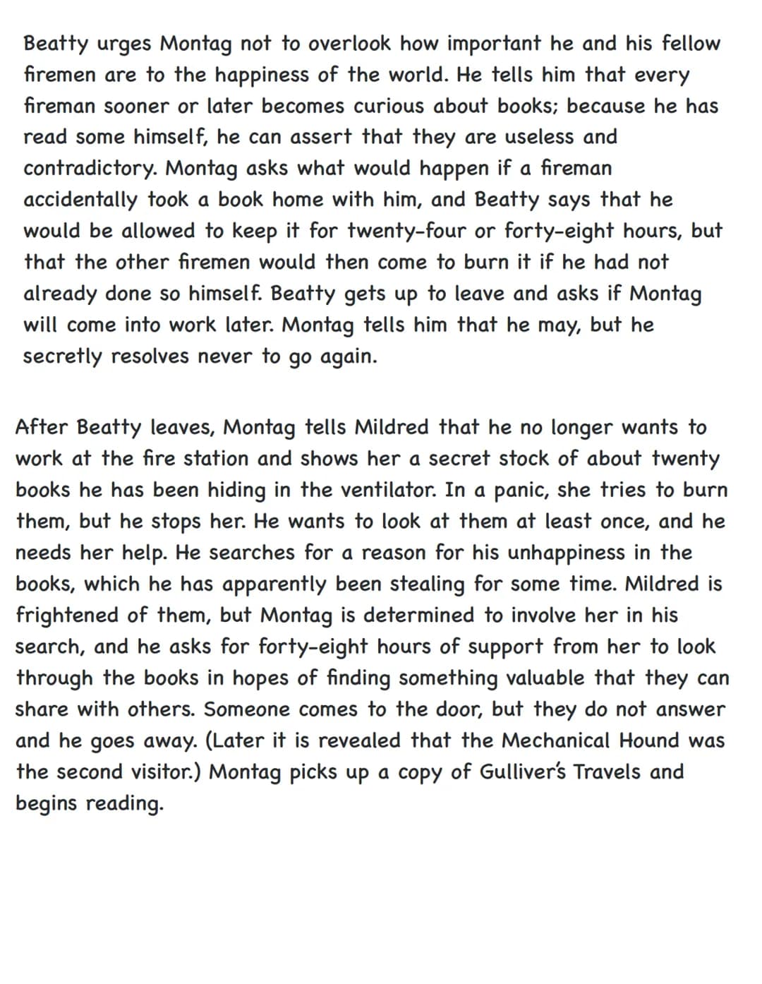 Fahrenheit 451 Story Analysis: Summaries, Quotes, and Insights