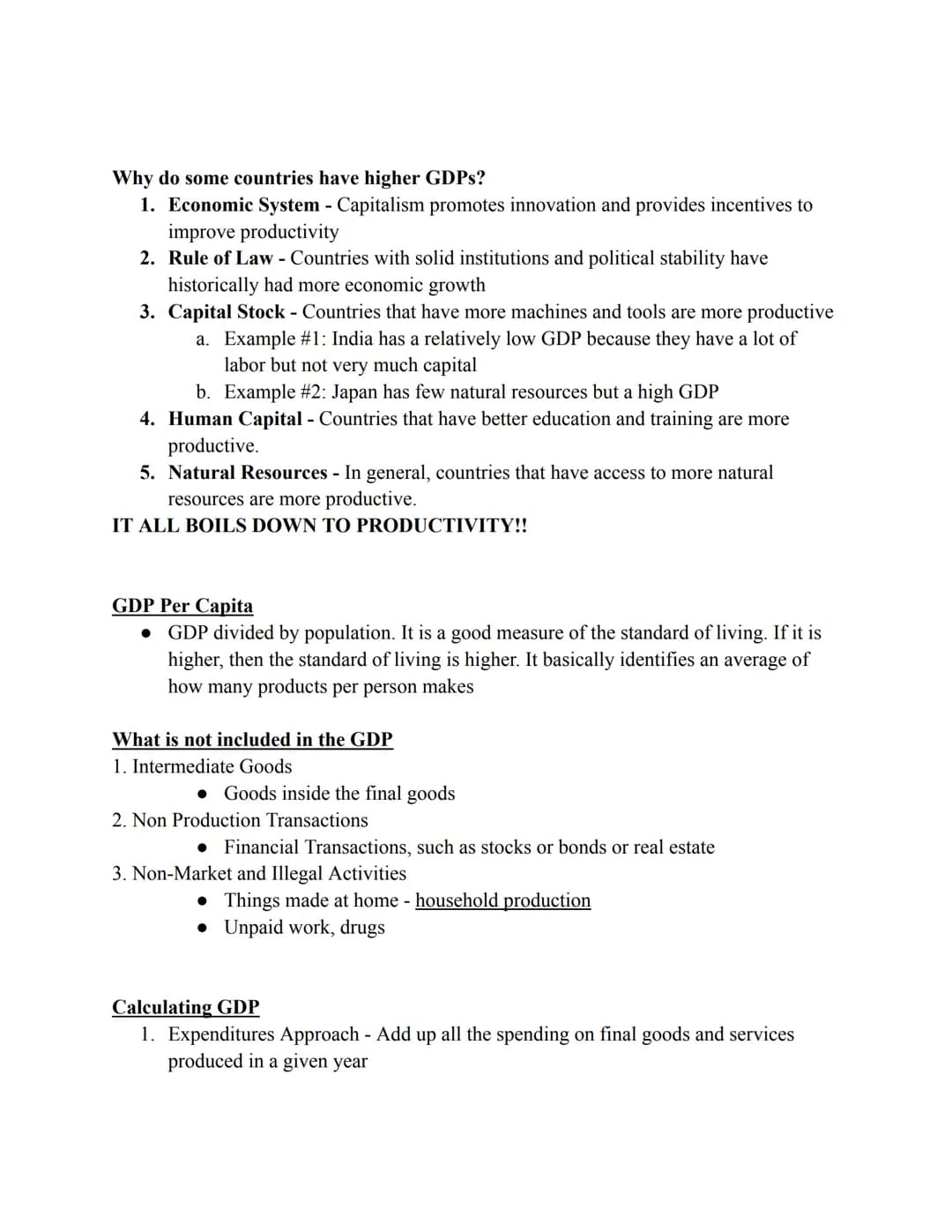 Unit 2: Macro Measures
What is Macroeconomics?
→ The study of the large economy as a whole
→ We analyze everyone
Why study the whole economy