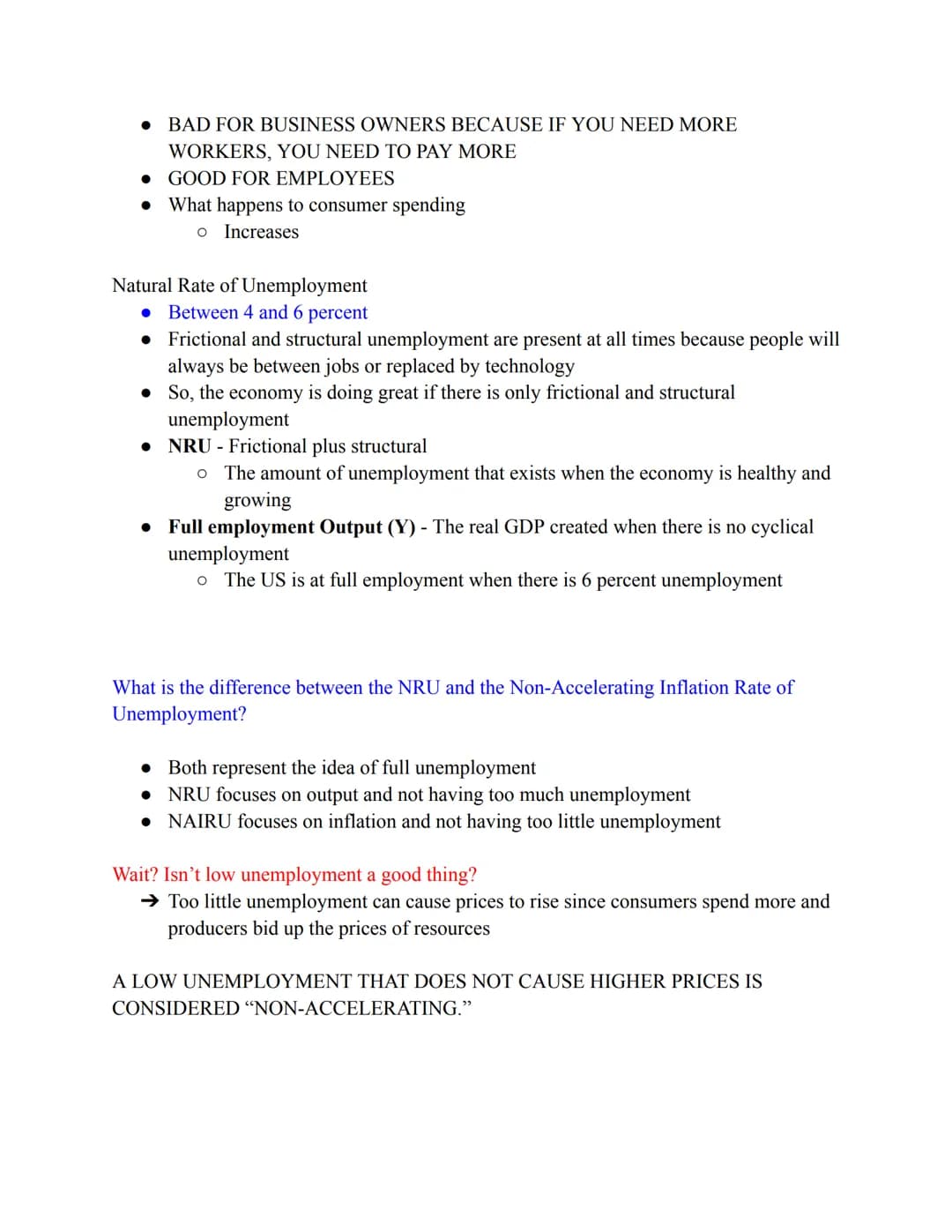 Unit 2: Macro Measures
What is Macroeconomics?
→ The study of the large economy as a whole
→ We analyze everyone
Why study the whole economy