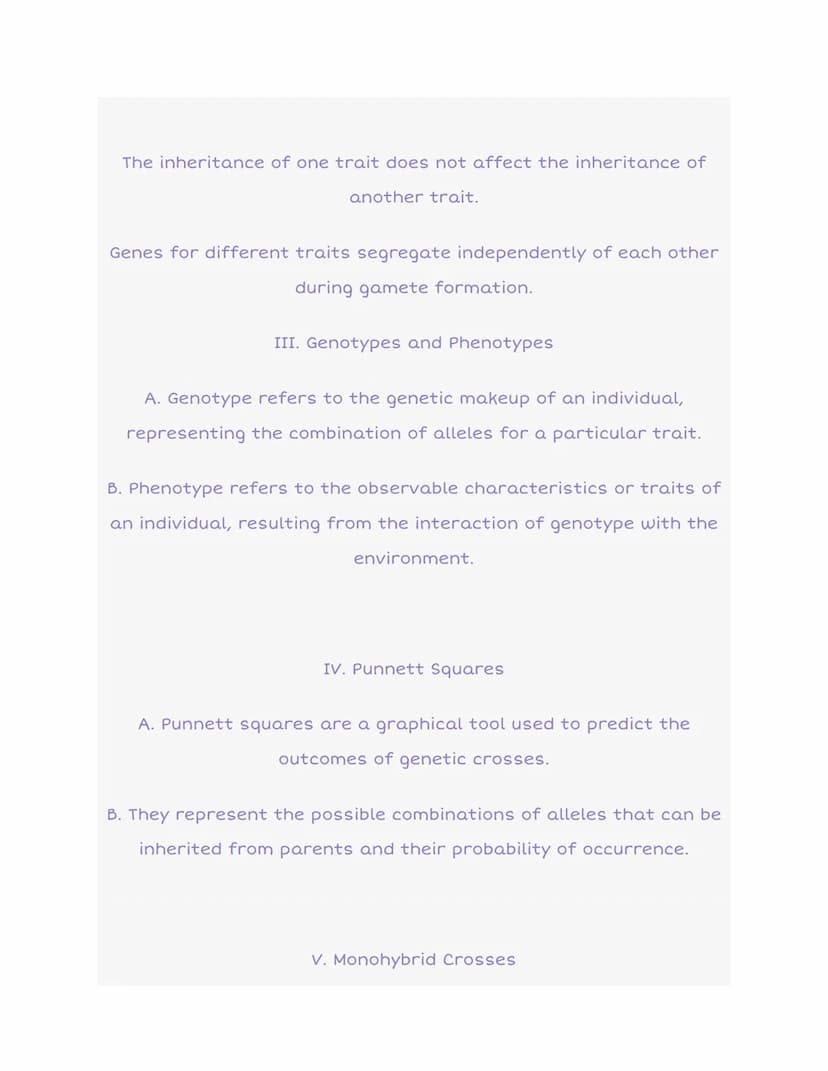 5.3 Mendelian Genetics
I. Introduction to Mendelian Genetics
A. Mendelian genetics refers to the principles of inheritance
discovered by Gre