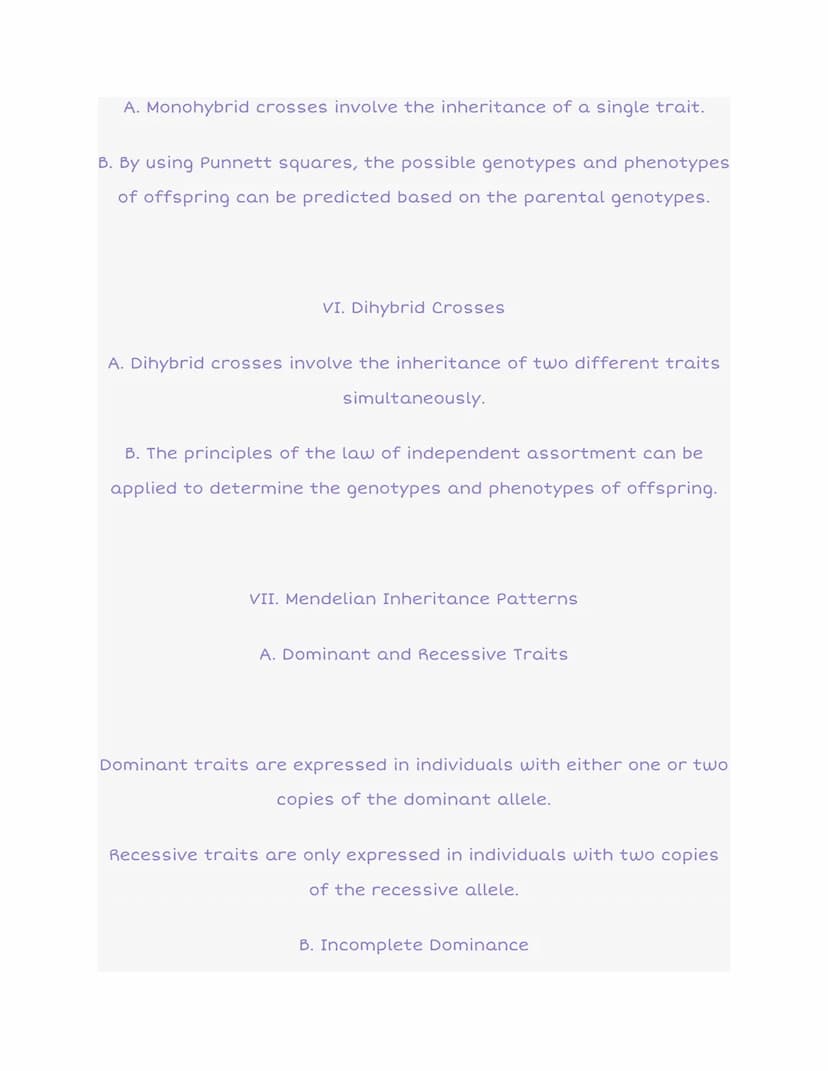 5.3 Mendelian Genetics
I. Introduction to Mendelian Genetics
A. Mendelian genetics refers to the principles of inheritance
discovered by Gre