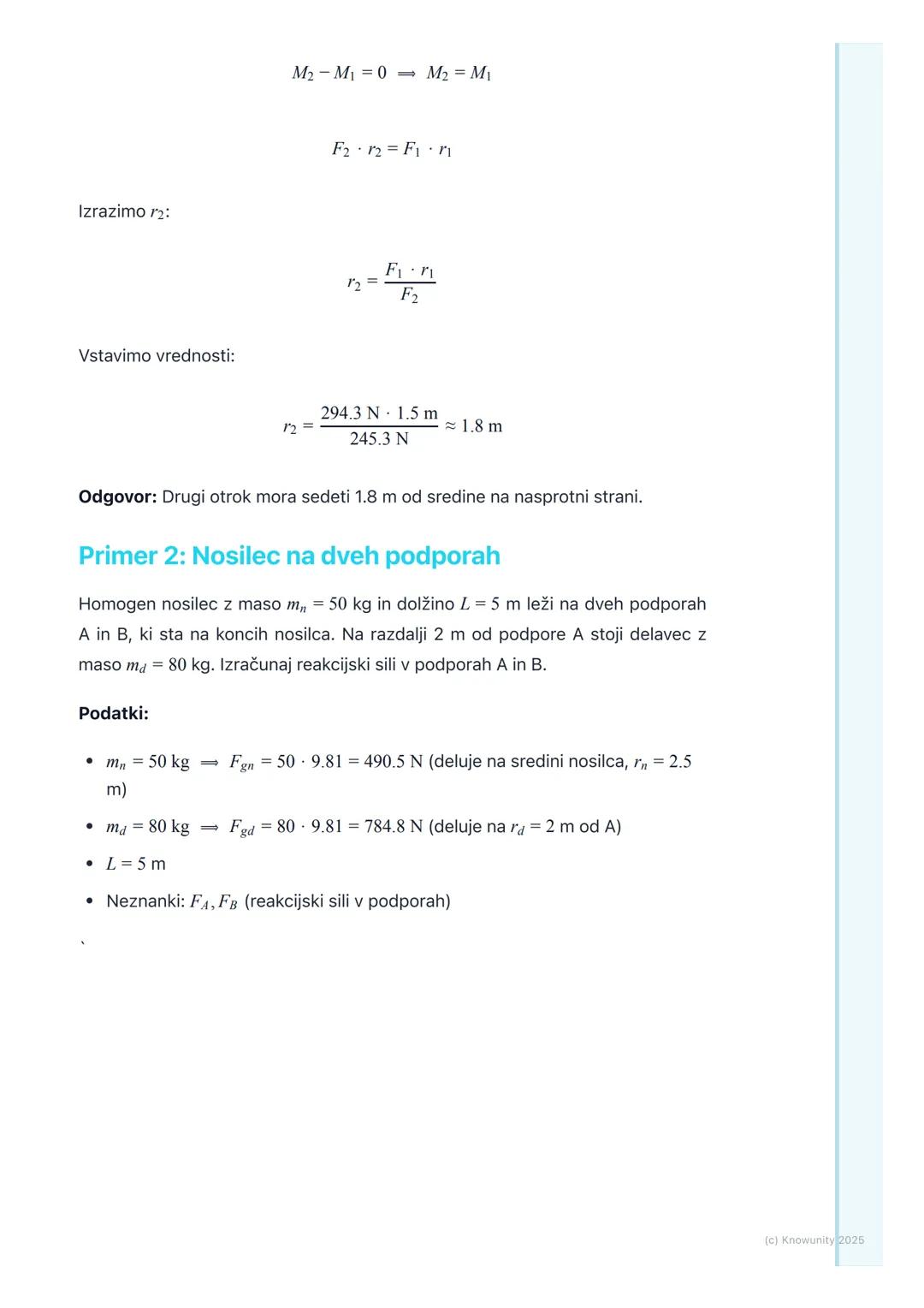 # Sile, navori in ravnotežje

Uvod v sile, navore in ravnotežje

To je osnova mehanike. Brez razumevanja ravnotežja ne moremo graditi
mostov