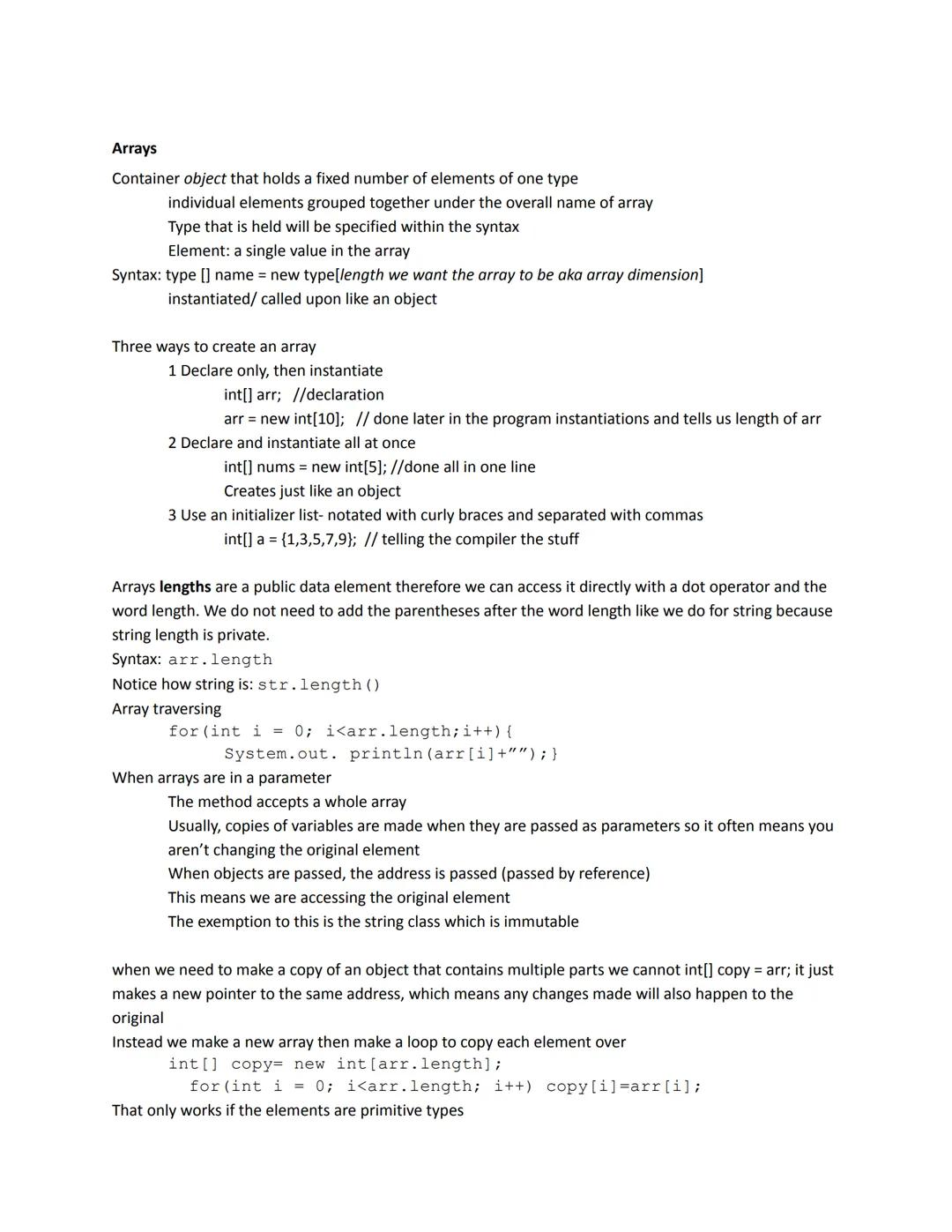 Understanding Java Arrays: Syntax and Usage Guide
