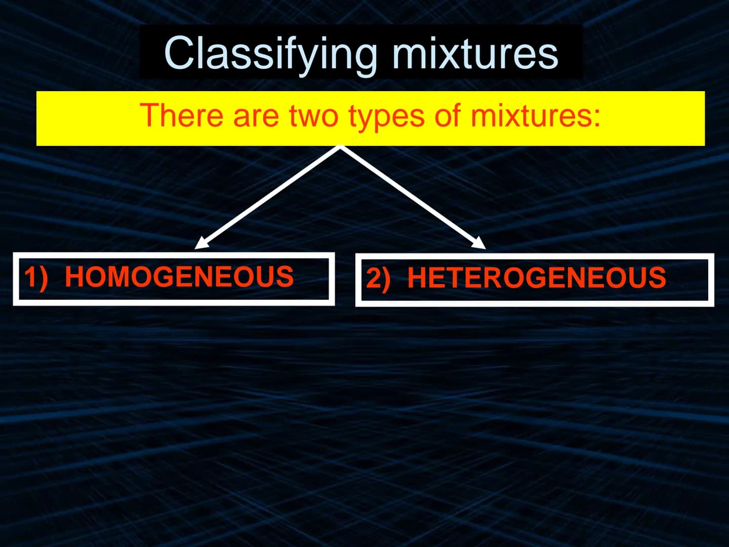 THUS FAR WE HAVE REVIEWED MATTER AS
PURE
SUBSTANCES.
NOW LETS DISCOVER MATTER AS MIXTURES
PURE SUBSTANCE
ELEMENT
Carbon (C)
MATTER
COMPOUND
