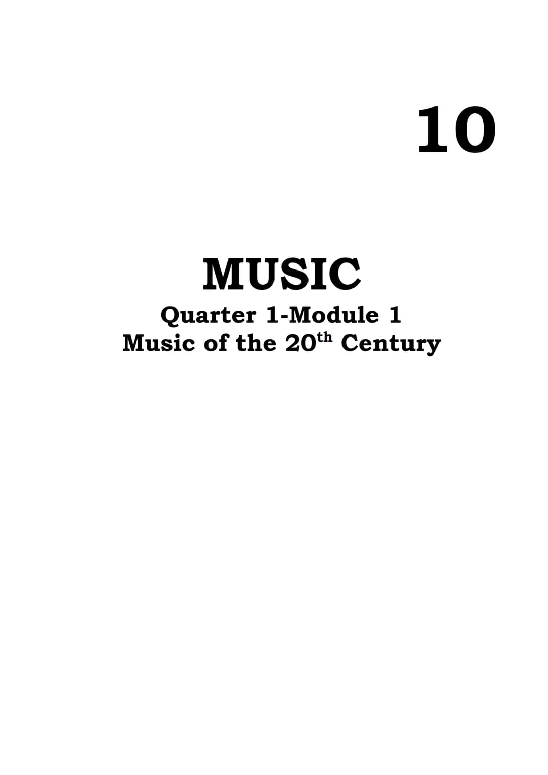 10
SION OF CEBU CI
DepEd, REGION VIL
DepED
DEPARTMENT OF EDUCATION
МАРЕН
Quarter 1
GOVERNMENT PROPERTY
NOT FOR SALE 10

# MUSIC
Quarter 1-Mo