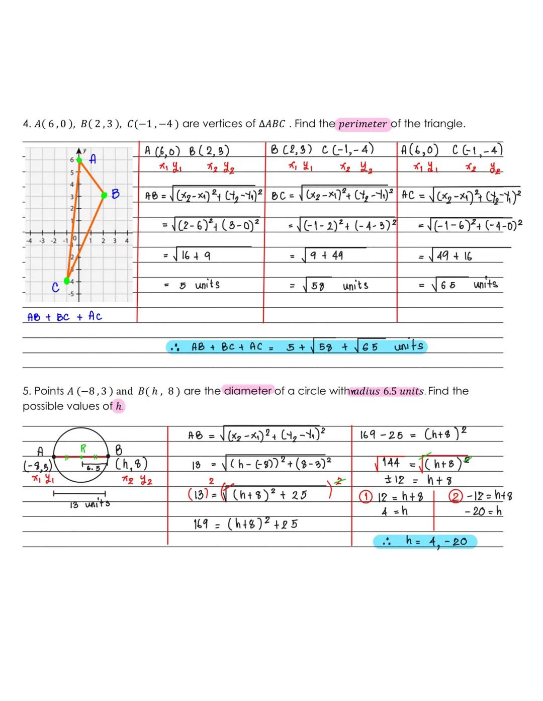 Full Name:....JEZRIEZ
Distance between two points. If points A and B are the two points then
५
2
AB= = √(x₂-x₁)² + (1₂-4₁7²
x₁ y₁
x₂ J₂
1. F