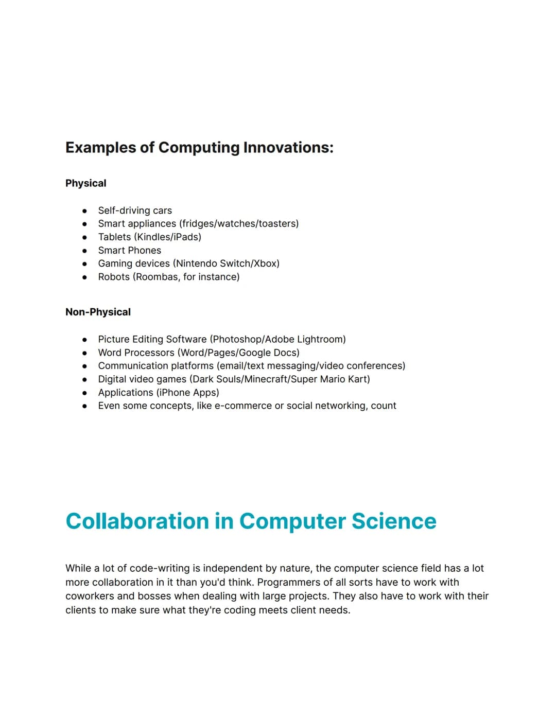 Information from: Fiveable (https://library.fiveable.me/ap-comp-sci-p)
Edited by: Gaby Querino
AP COMPUTER SCIENCE
PRINCIPLES STUDY GUIDE
1.