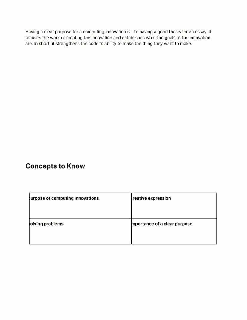 Information from: Fiveable (https://library.fiveable.me/ap-comp-sci-p)
Edited by: Gaby Querino
AP COMPUTER SCIENCE
PRINCIPLES STUDY GUIDE
1.