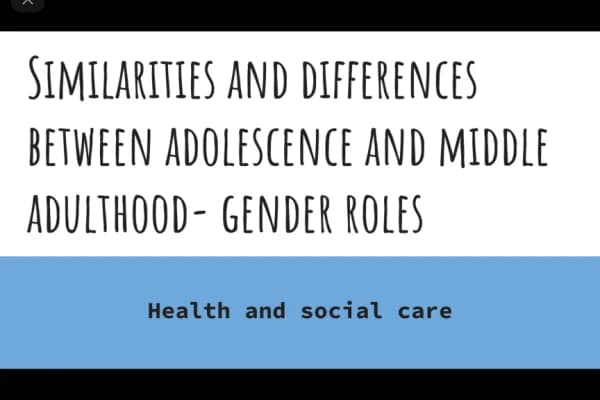 Know Similarities and differences between adolescents and middle adulthood thumbnail