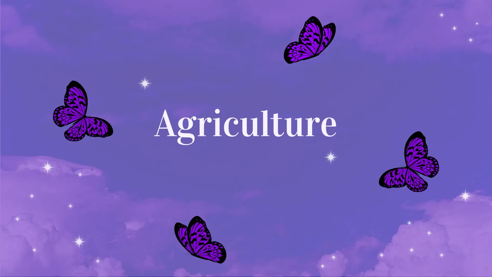 Agriculture Table of contents
01 Definition of Agriculture
02 History
03 Factors affecting agriculture
04 Importance of agriculture
05 Agric