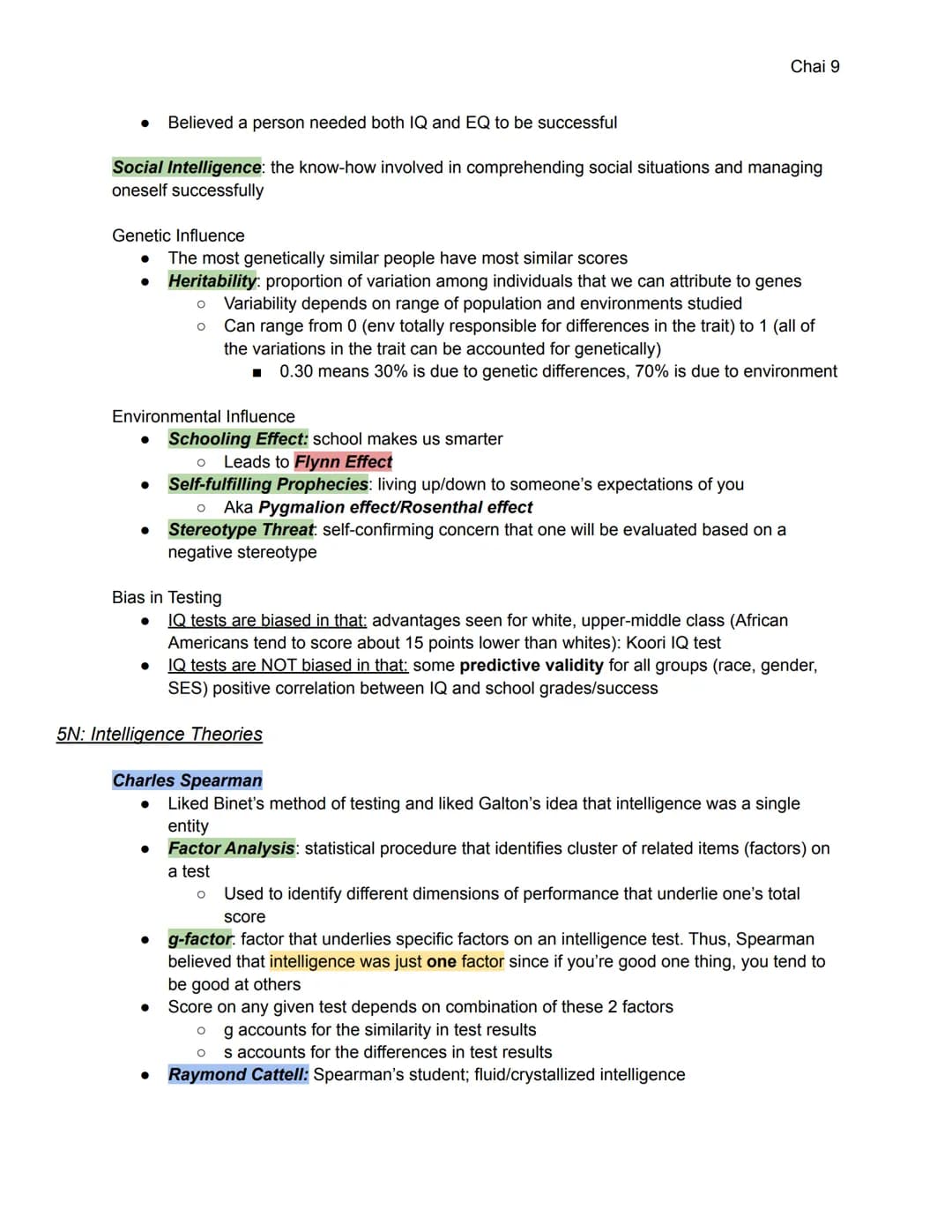 5A: Cognitive Processes
External
events
Unit 5: Cognitive Psychology (13-17%)
Models of Memory
● Effortful Processing: with conscious awaren