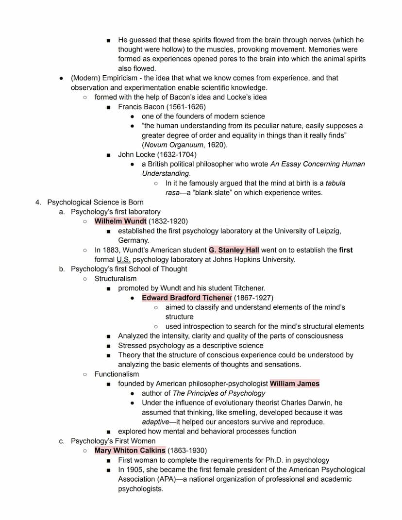 Unit 1 Part 1 Outline
Psychology's History and Approaches
Module 1 Psychology and Its History
1. Psychology is a science
●
2. Critical Think