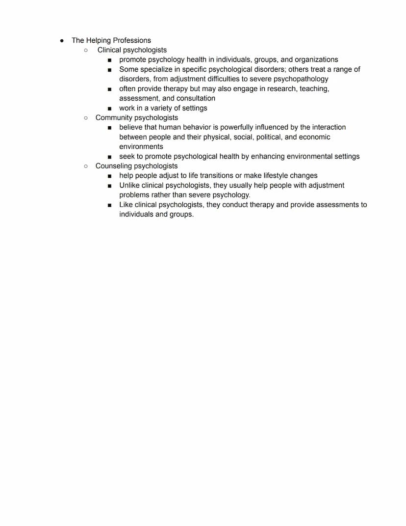 Unit 1 Part 1 Outline
Psychology's History and Approaches
Module 1 Psychology and Its History
1. Psychology is a science
●
2. Critical Think