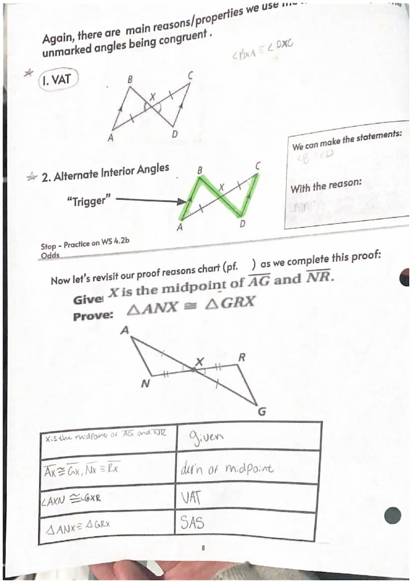 4.1
I can recognize CONGRUENT() FIGURES and their CORRESPONDING PARTS.
H
STOP
H
M
Practice in DELTA MATH
• Add seg bars
List the CORRESPONDI