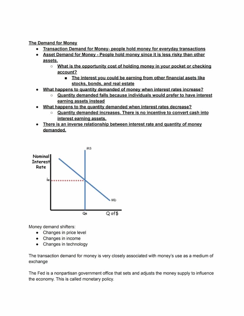 Unit 4: Money, Banking, and Monetary Policy
4.1
Why do we use money?
● The Barter System-goods and services are traded directly. There is no