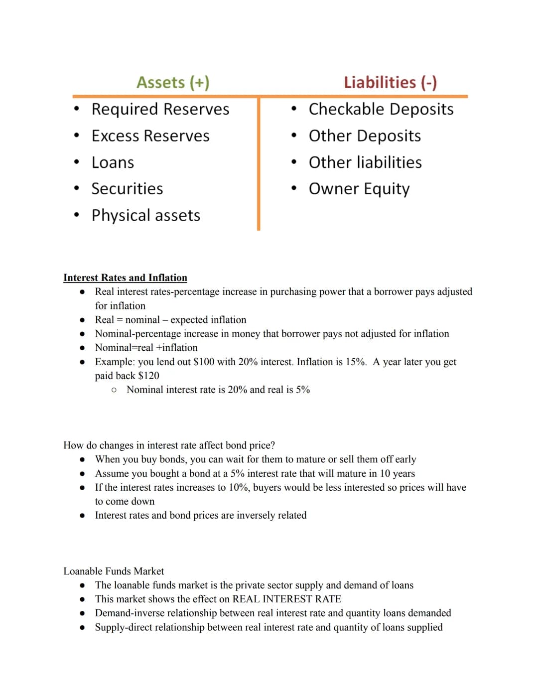 Unit 4: Money, Banking, and Monetary Policy
4.1
Why do we use money?
● The Barter System-goods and services are traded directly. There is no