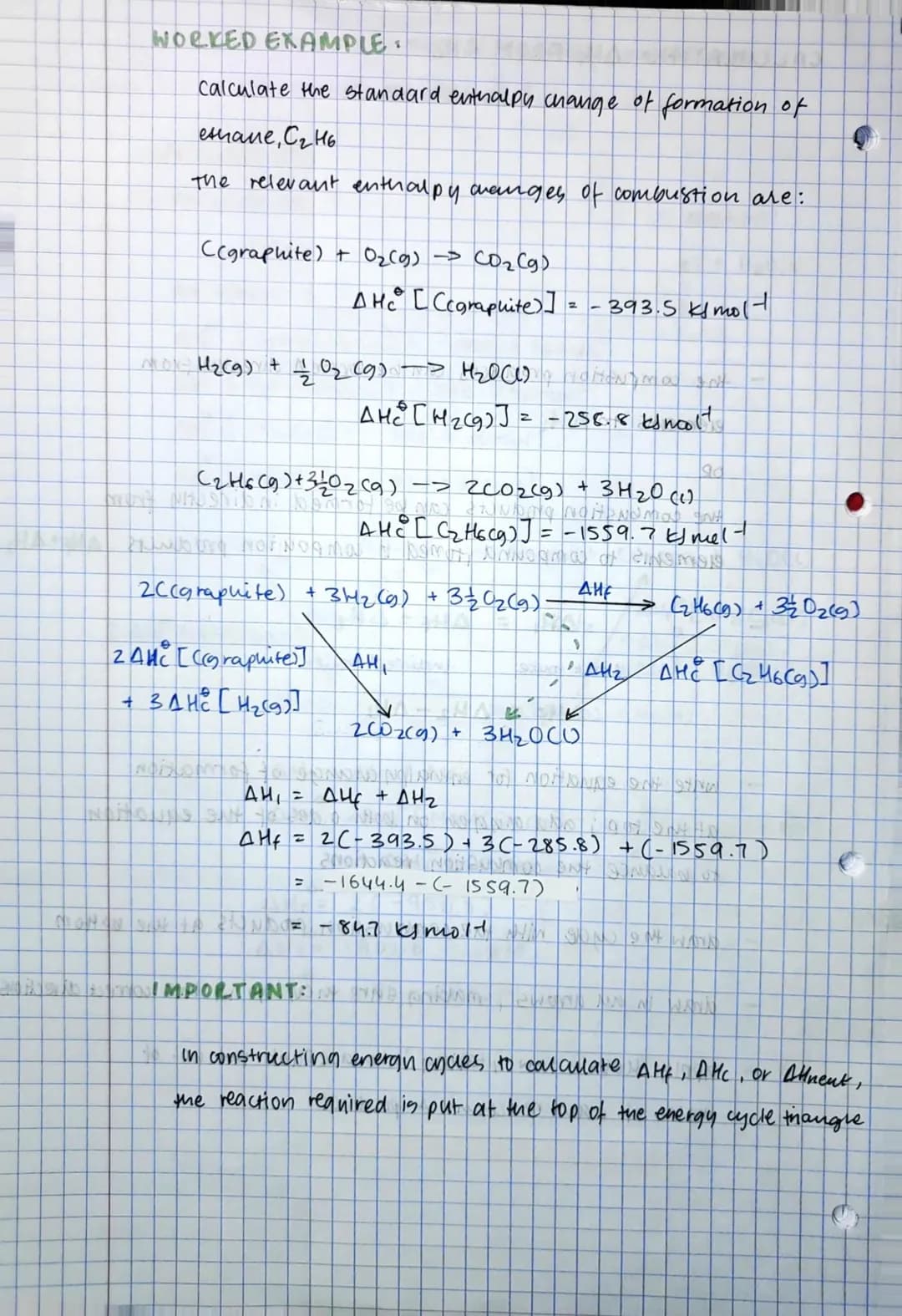 NN NOVINE
the enthalpy change in a chemical reaction is independent
of the route by which the chemical reaction is takes
Place as long as th