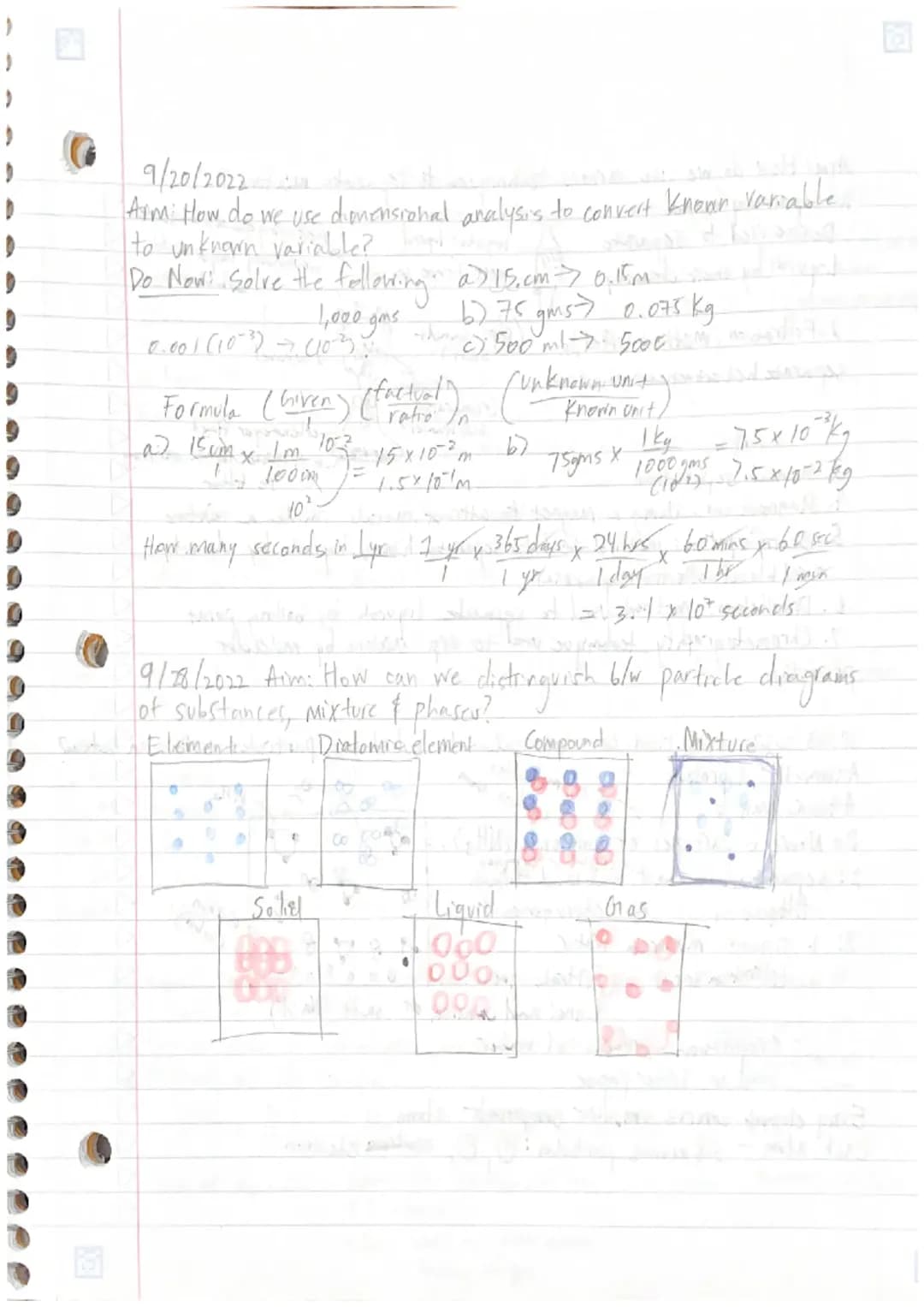 How to Use Dimensional Analysis to Change Variables and Separate Mixtures