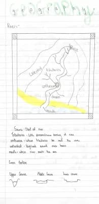 Know geography  - rivers and cross sections  thumbnail