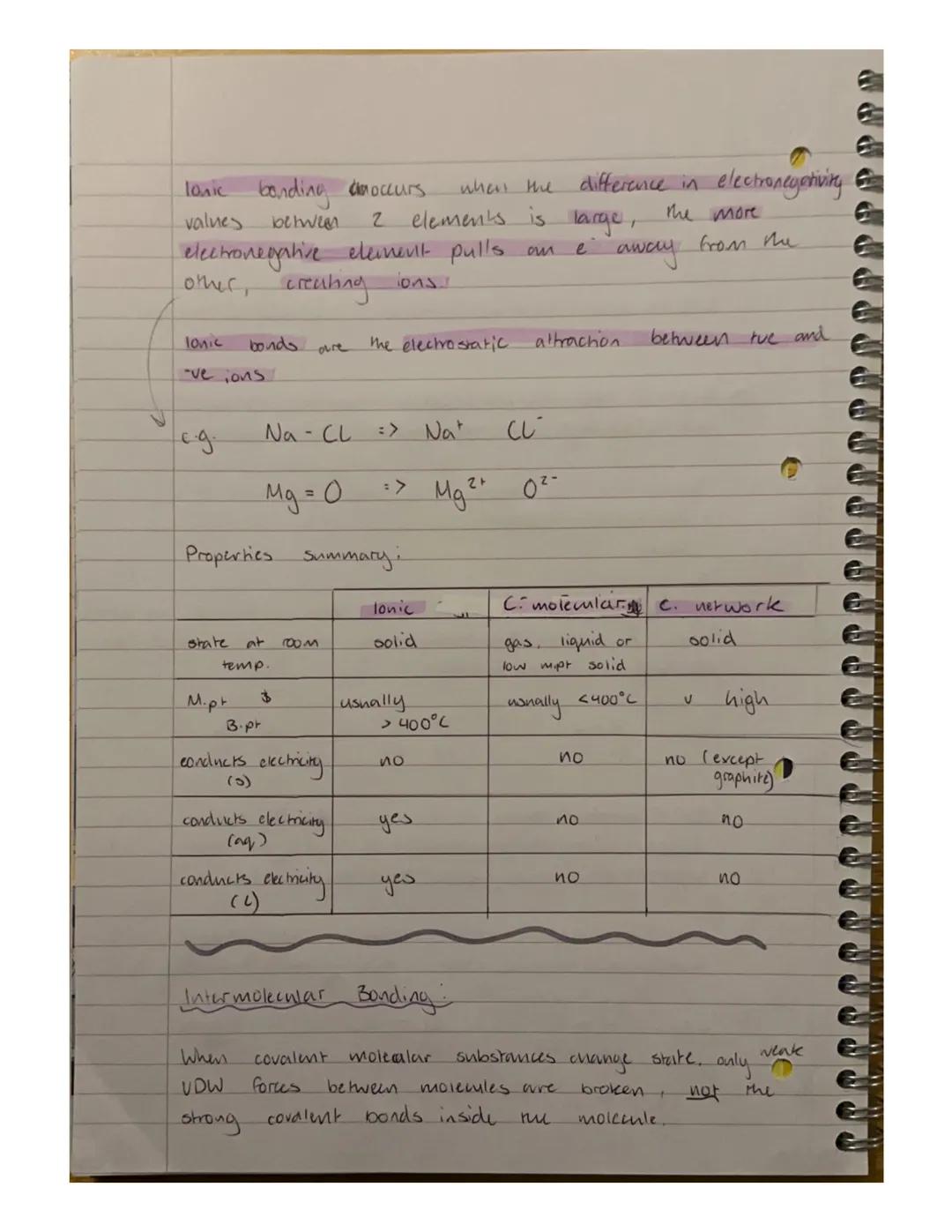 Structure & Bonding.
Intra molecular Bonding i
Intramolecular bonding.
molecule
Covalent
tue nucle; and
There
with
electrons
non-polar /
e.g