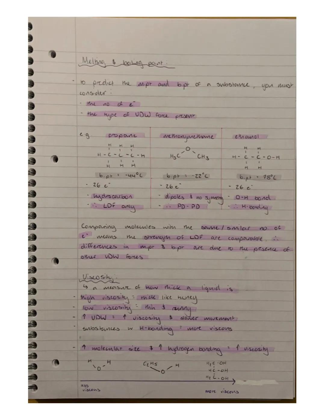 Structure & Bonding.
Intra molecular Bonding i
Intramolecular bonding.
molecule
Covalent
tue nucle; and
There
with
electrons
non-polar /
e.g