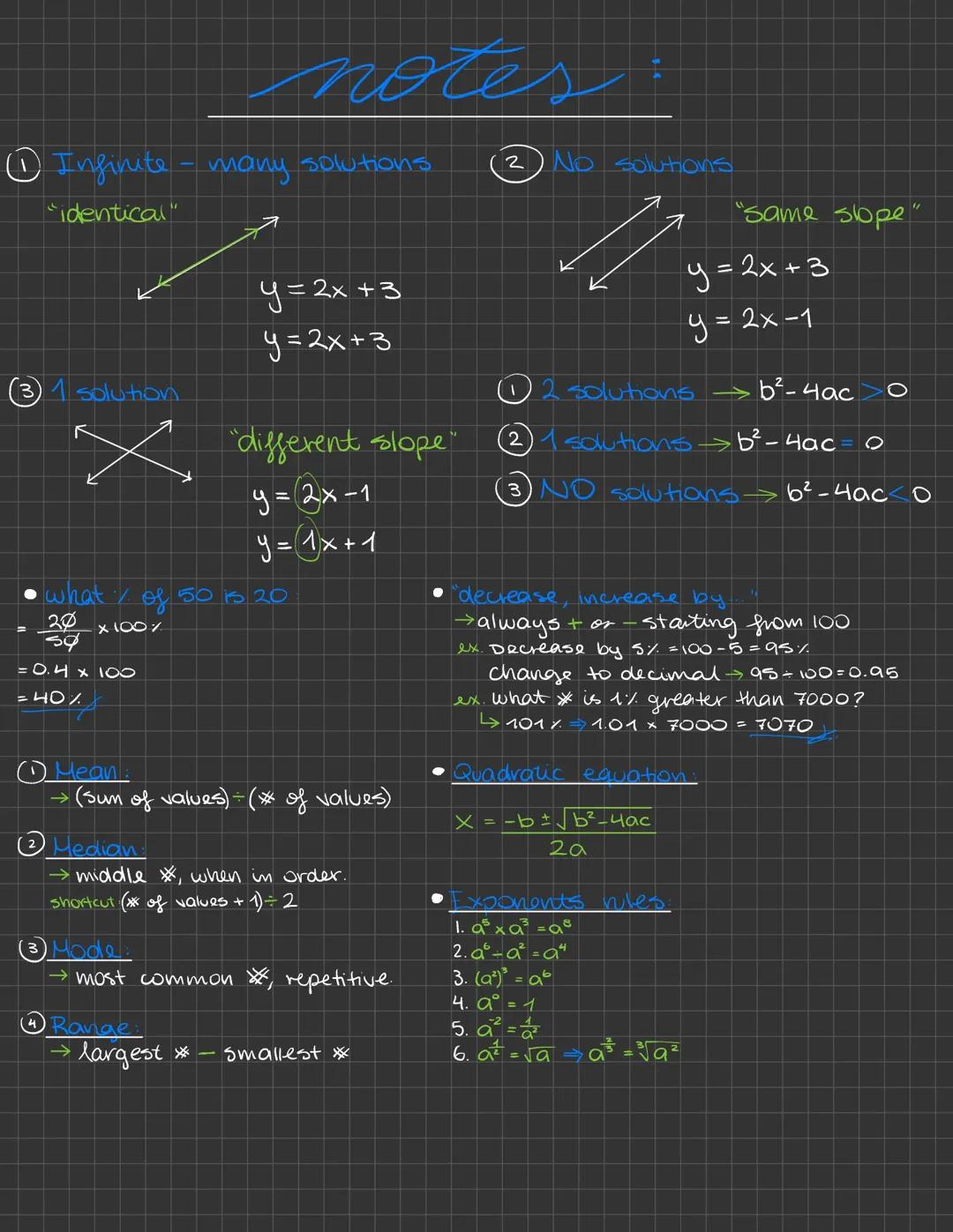 Fun with Math: Quadratic Equations, Exponents, & Slopes Explained!