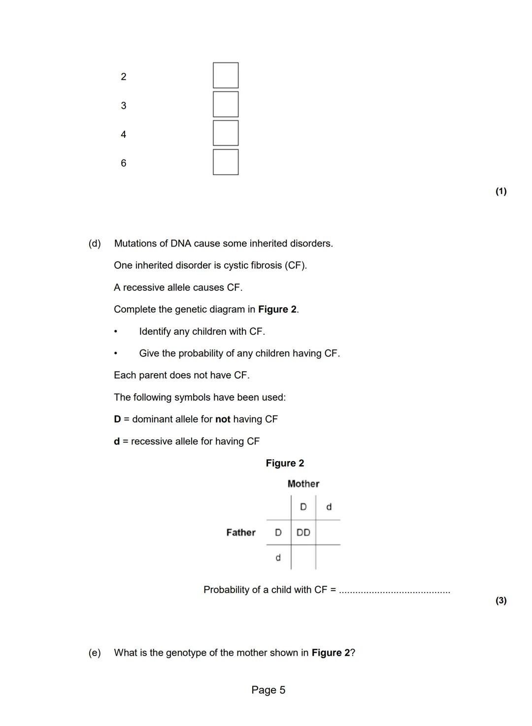 Q1.Figure 1 shows a human body cell.

Figure 1

A

C

B

(a) Which part in Figure 1 contains chromosomes?
Tick one box.

A

B

C

(b) Humans