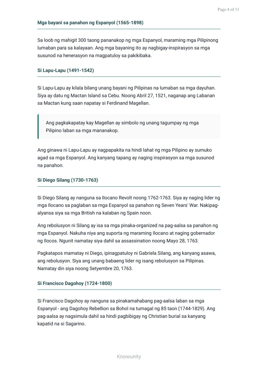 Kolonyalismo at Imperyalismo sa Asya at Pilipinas: Mga Bayani
Pag-aaral sa mga bayani at personalidad sa panahon ng
kolonyalismo
Mga Layunin