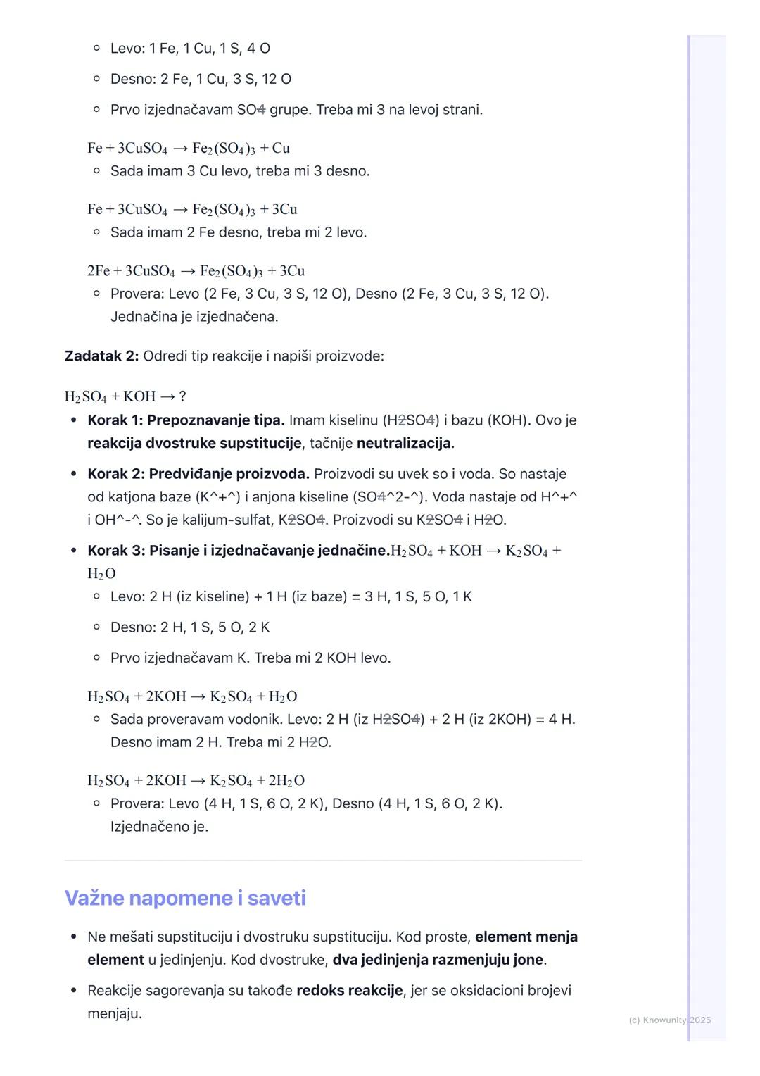 # Vrste hemijskih reakcija

Uvod u vrste hemijskih reakcija

Hemijske reakcije su svuda oko nas, od varenja hrane do rđanja gvožđa. Da
bismo