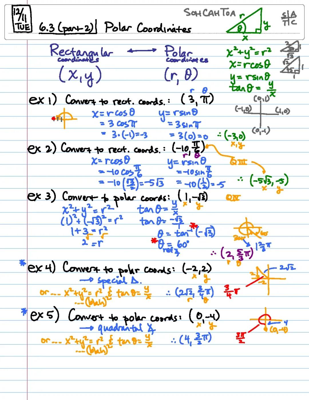 Learn How to Convert Polar Coordinates to Rectangular