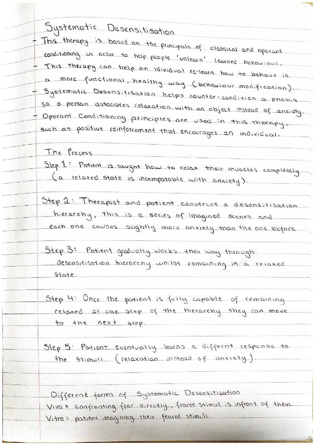 How to Face Your Fears: Easy Tricks with Systematic Desensitisation and Operant Conditioning