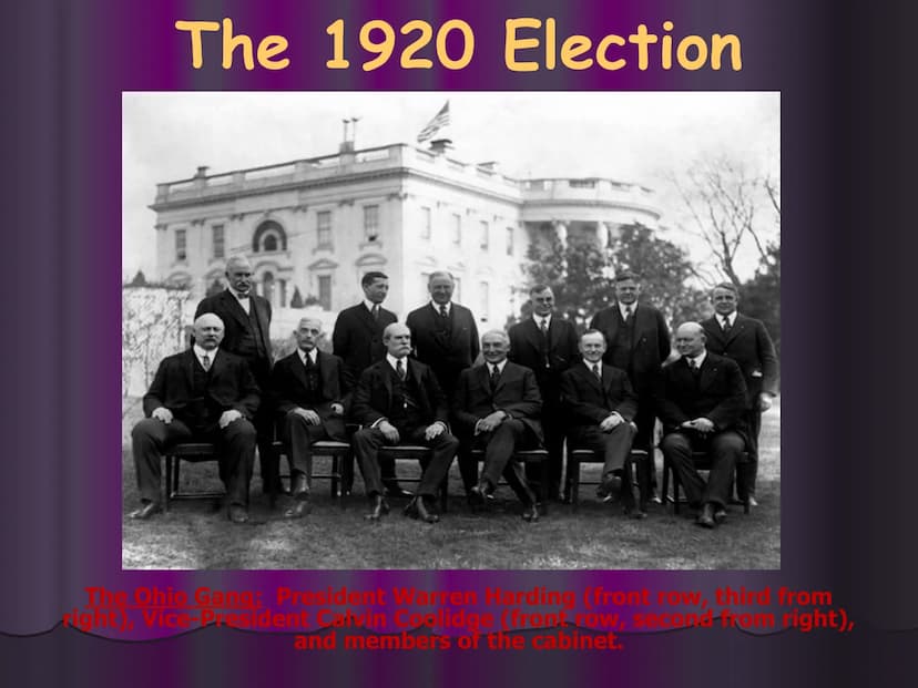 THE
ROARING
TWENTIES
LIFE & CULTURE
IN AMERICA IN
THE 1920S • Victorious in
World War I
Treaty of
Versailles
defeated
• Period of
America at