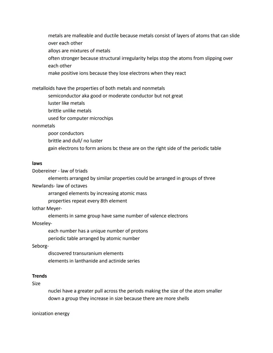 UNIT 4: Periodic Table & Trends
polyatomic ions practice sheet
Metalloids- Boron, Silicon, Germanium, Arsenic, Antimony & Tellurium
groups v