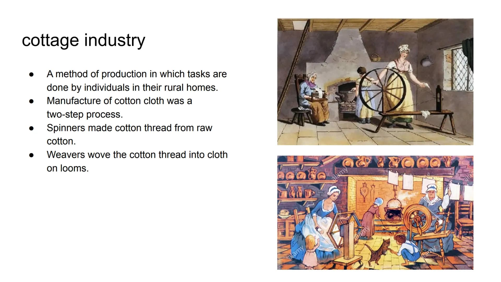 Industrialization and
Nationalism
Chapter 10 The Industrial Revolution
Lesson 1 capital/entrepreneur
Money available for investment.
A perso