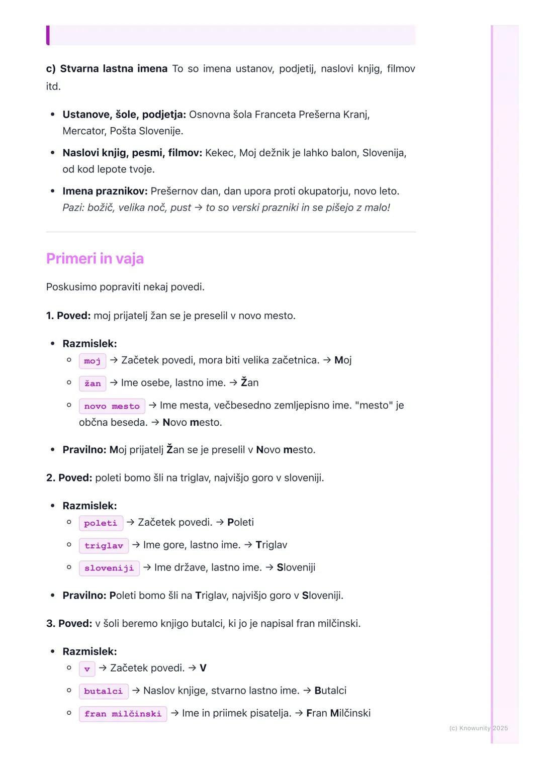 # Velika in mala začetnica

Pravila za veliko in malo začetnico

Velika in mala začetnica sta zelo pomembni pri pisanju, da so naša besedila