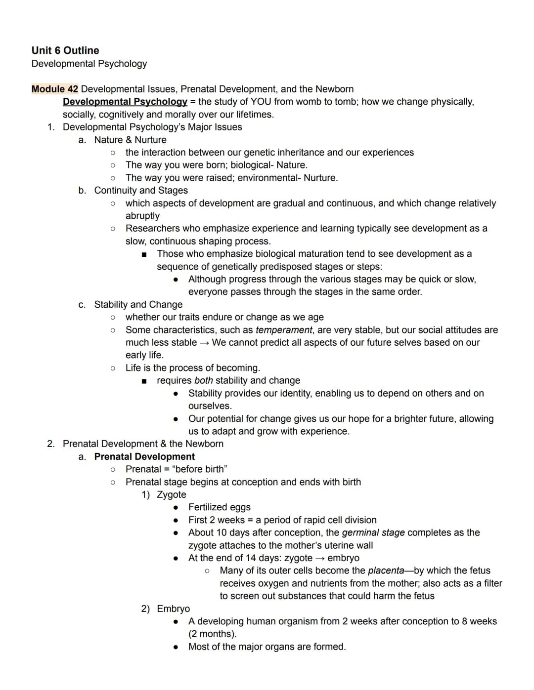 
<h2 id="developmentalpsychology">Developmental Psychology</h2>
<h3 id="module42developmentalissuesprenataldevelopmentandthenewborn">Module 