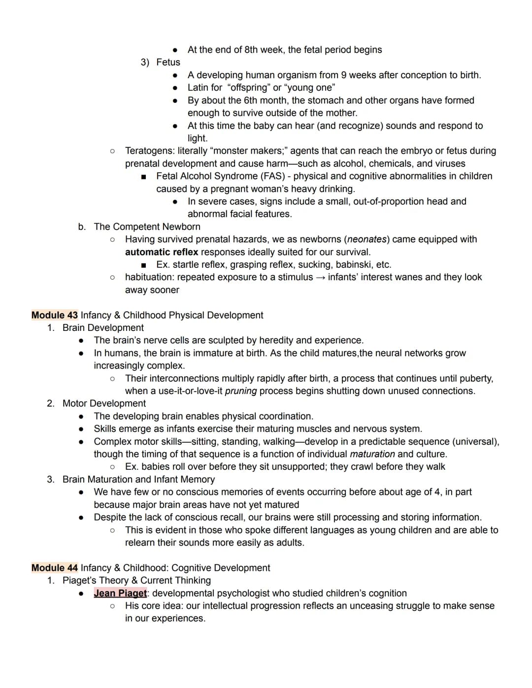 
<h2 id="developmentalpsychology">Developmental Psychology</h2>
<h3 id="module42developmentalissuesprenataldevelopmentandthenewborn">Module 