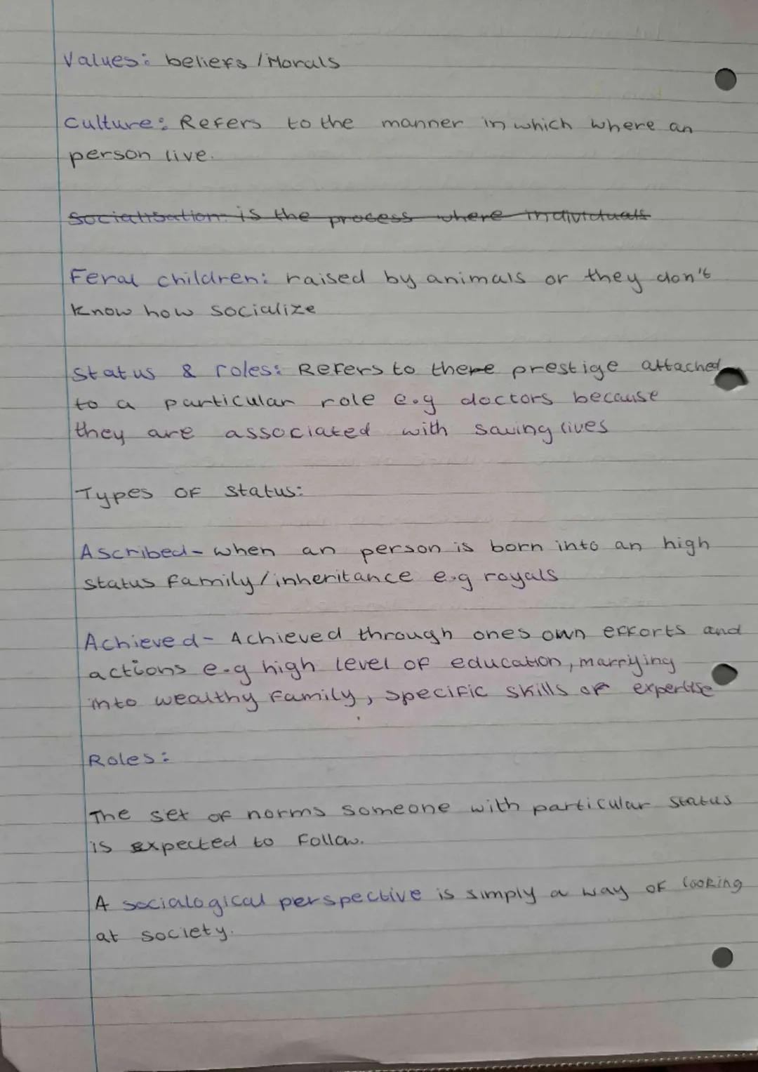 Introduction to sociology

Norms:
- reveals values
- The terms "norms" $social$ "annourms" are used interchangeably in a socialogical contex