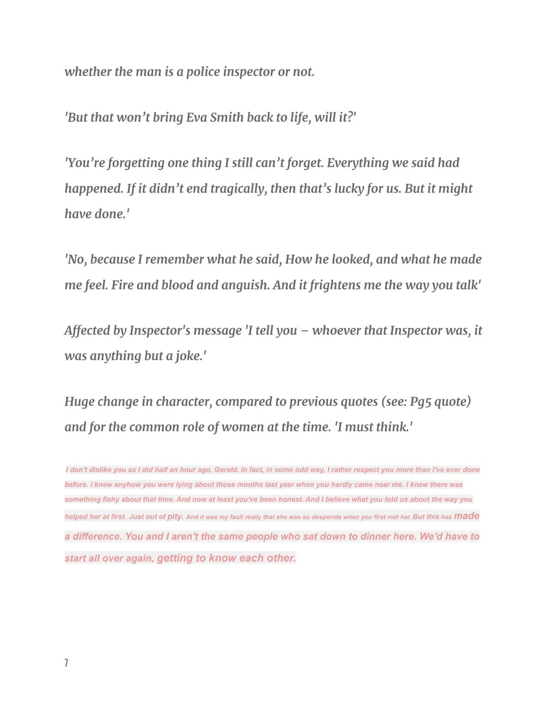 An Inspector Calls
Character information for the characters - Eva Smith/ Daisy Renton, Sheila
and Mrs Birling.
Characters
Sheila Birling:
AT